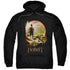 THE HOBBIT/HOBBIT IN DOOR - ADULT PULLOVER HOODIE - BLACK