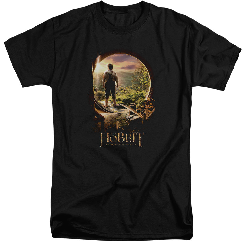 THE HOBBIT/HOBBIT IN DOOR - S/S ADULT TALL 18/1 - BLACK