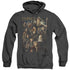 THE HOBBIT/SOMBER COMPANY - ADULT HEATHER HOODIE - BLACK