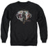 THE HOBBIT/THREE DWARVES - ADULT CREWNECK SWEATSHIRT - BLACK
