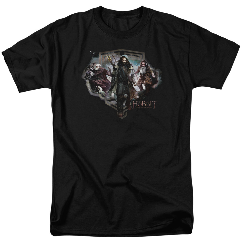 THE HOBBIT/THREE DWARVES - S/S ADULT 18/1 - BLACK