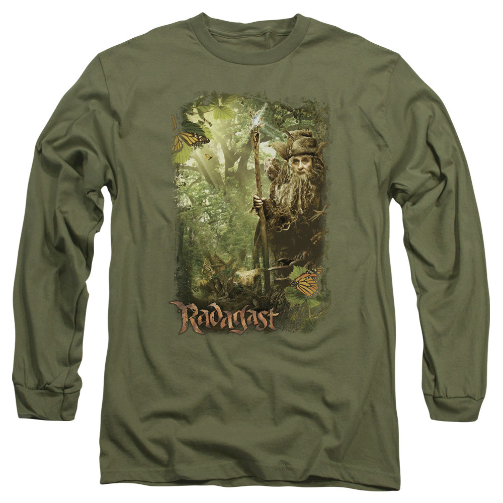 THE HOBBIT/IN THE WOODS - L/S ADULT 18/1 - MILITARY GREEN