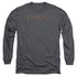 THE HOBBIT/DISTRESSED LOGO - L/S ADULT 18/1 - CHARCOAL