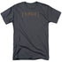 THE HOBBIT/DISTRESSED LOGO - S/S ADULT 18/1 - CHARCOAL