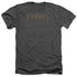 THE HOBBIT/DISTRESSED LOGO - ADULT HEATHER - CHARCOAL