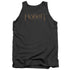 THE HOBBIT/DISTRESSED LOGO - ADULT TANK - CHARCOAL