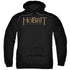 THE HOBBIT/LOGO - ADULT PULLOVER HOODIE - BLACK