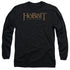 THE HOBBIT/LOGO - L/S ADULT 18/1 - BLACK