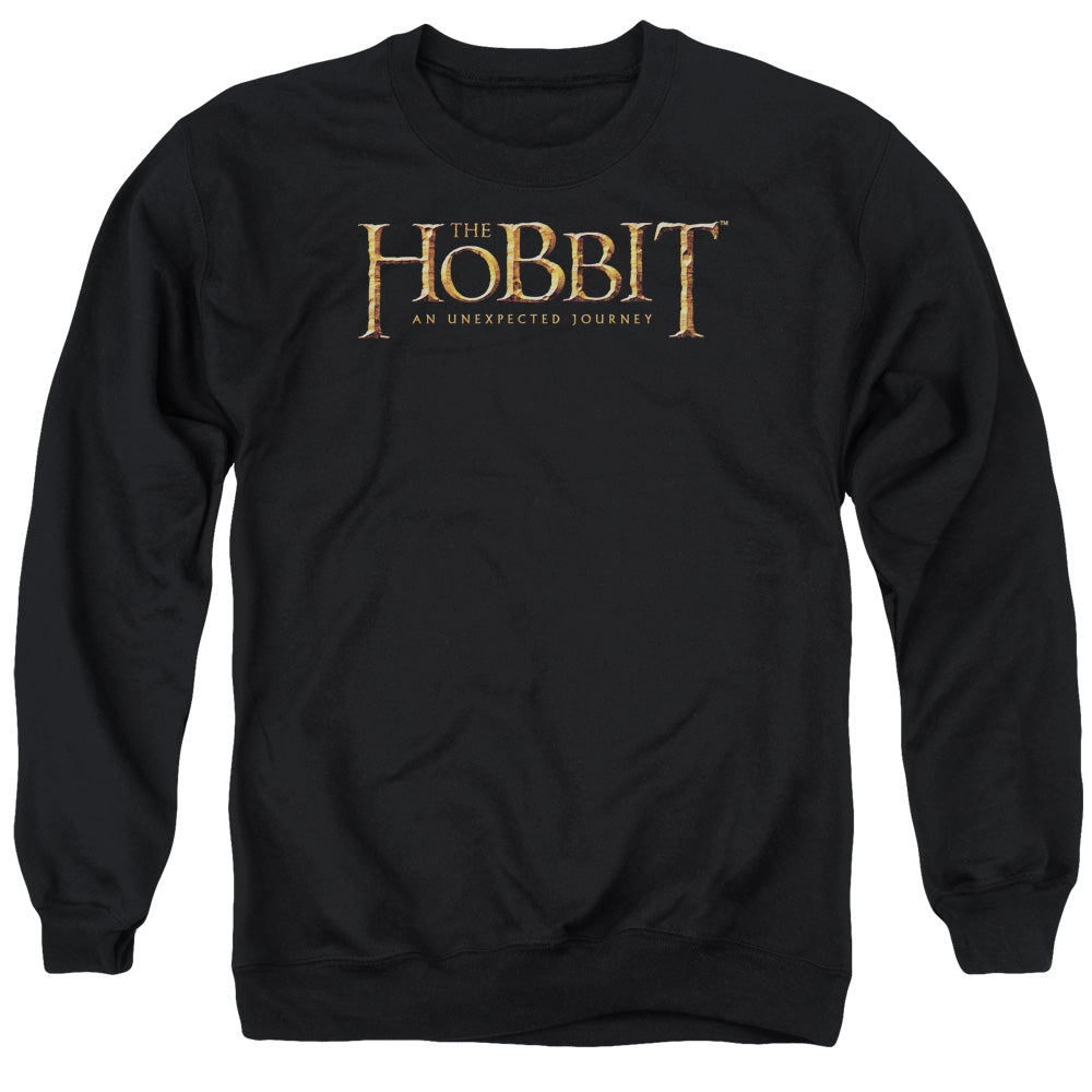 THE HOBBIT/LOGO - ADULT CREWNECK SWEATSHIRT - BLACK