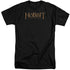 THE HOBBIT/LOGO - S/S ADULT TALL 18/1 - BLACK
