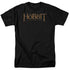 THE HOBBIT/LOGO - S/S ADULT 18/1 - BLACK