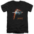 THE HOBBIT/SECRET FIRE - S/S ADULT V-NECK 30/1 - BLACK