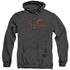 THE HOBBIT/SMAUG - ADULT HEATHER HOODIE - BLACK