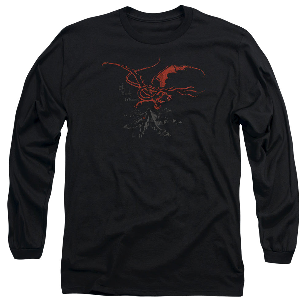 THE HOBBIT/SMAUG - L/S ADULT 18/1 - BLACK
