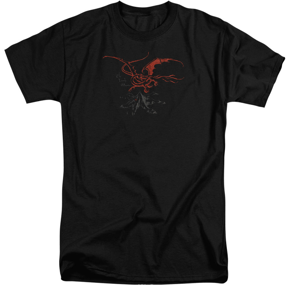 THE HOBBIT/SMAUG - S/S ADULT TALL 18/1 - BLACK