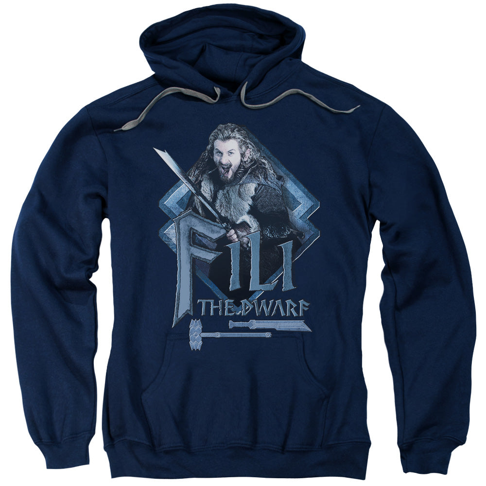 THE HOBBIT/FILI - ADULT PULLOVER HOODIE - NAVY