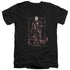 THE HOBBIT/ELROND STARE - S/S ADULT V-NECK 30/1 - BLACK