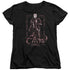 THE HOBBIT/ELROND STARE - S/S WOMENS TEE - BLACK