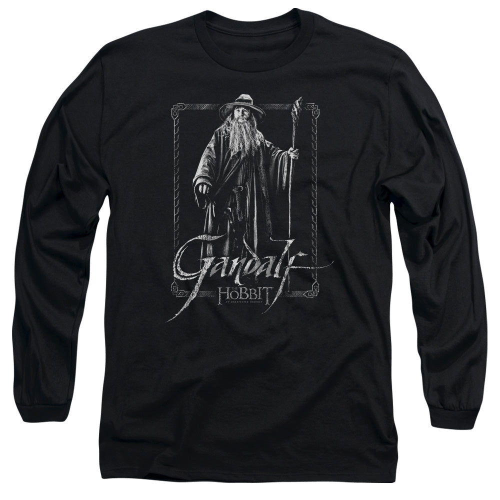 THE HOBBIT/GANDALF STARE - L/S ADULT 18/1 - BLACK