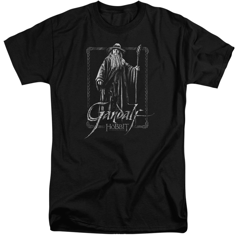 THE HOBBIT/GANDALF STARE - S/S ADULT TALL 18/1 - BLACK