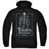 THE HOBBIT/THORIN STARE - ADULT PULLOVER HOODIE - BLACK