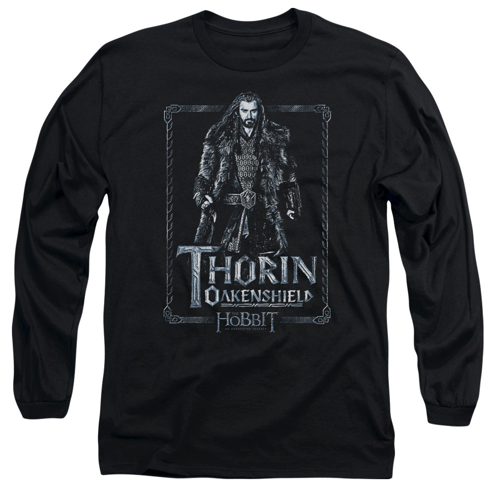 THE HOBBIT/THORIN STARE - L/S ADULT 18/1 - BLACK