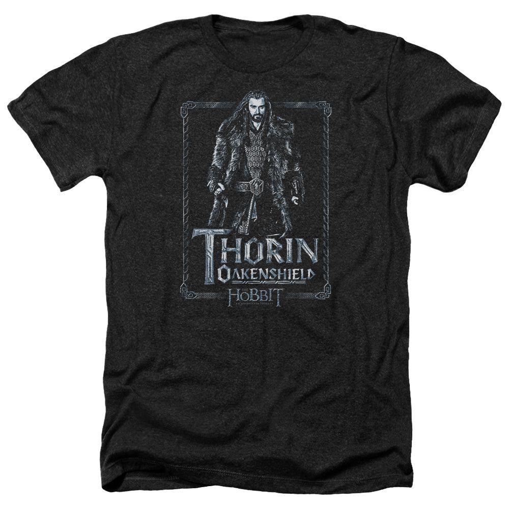 THE HOBBIT/THORIN STARE - ADULT HEATHER - BLACK