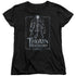 THE HOBBIT/THORIN STARE - S/S WOMENS TEE - BLACK