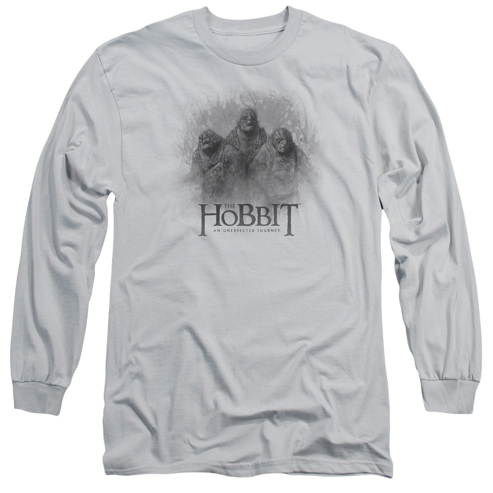 THE HOBBIT/THREE TROLLS - L/S ADULT 18/1 - SILVER