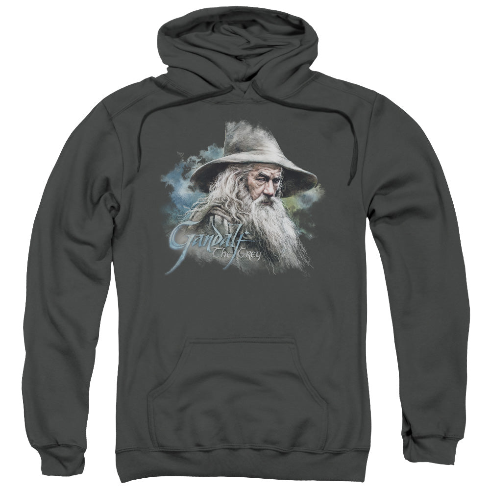 THE HOBBIT/GANDALF THE GREY - ADULT PULLOVER HOODIE - CHARCOAL