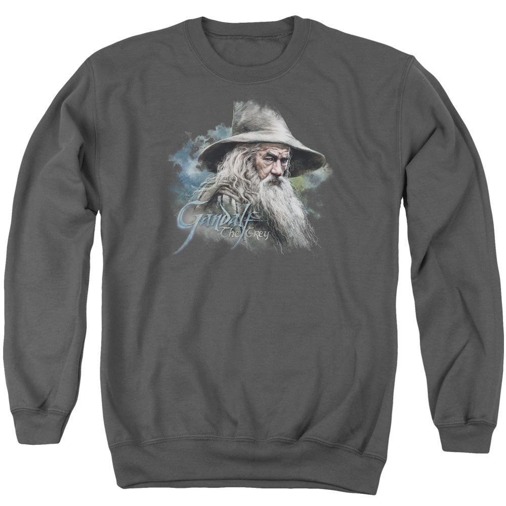 THE HOBBIT/GANDALF THE GREY - ADULT CREWNECK SWEATSHIRT - CHARCOAL