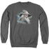 THE HOBBIT/GANDALF THE GREY - ADULT CREWNECK SWEATSHIRT - CHARCOAL