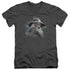 THE HOBBIT/GANDALF THE GREY - S/S ADULT V-NECK 30/1 - CHARCOAL
