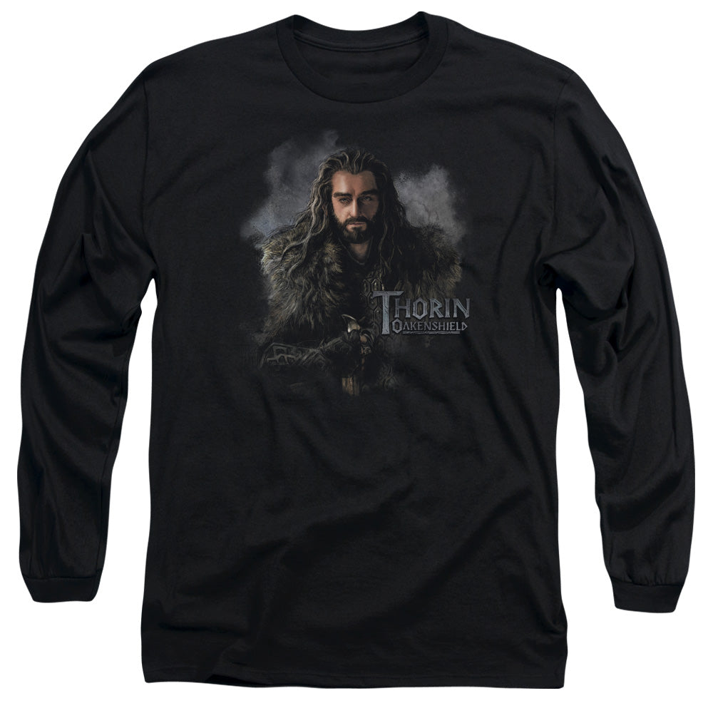 THE HOBBIT/THORIN OAKENSHIELD - L/S ADULT 18/1 - BLACK