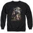 THE HOBBIT/PAINTING - ADULT CREWNECK SWEATSHIRT - BLACK