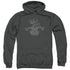 THE HOBBIT/GOLIN KING SYMBOL - ADULT PULLOVER HOODIE - CHARCOAL