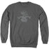 THE HOBBIT/GOLIN KING SYMBOL - ADULT CREWNECK SWEATSHIRT - CHARCOAL