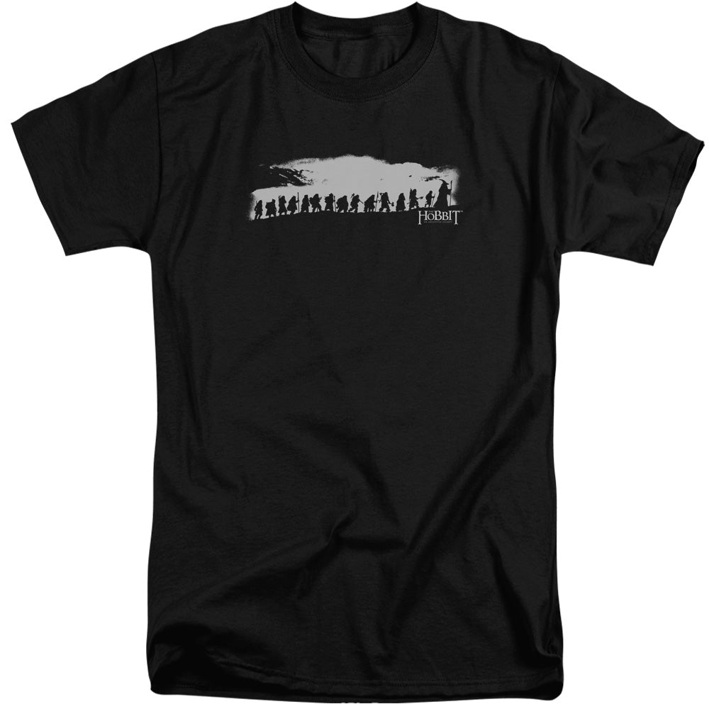 THE HOBBIT/THE COMPANY - S/S ADULT TALL 18/1 - BLACK
