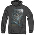THE HOBBIT/EPIC ADVENTURE - ADULT HEATHER HOODIE - BLACK