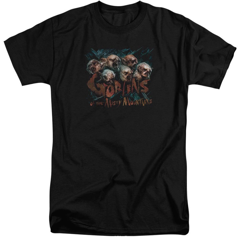 THE HOBBIT/MISTY GOBLINS - S/S ADULT TALL 18/1 - BLACK