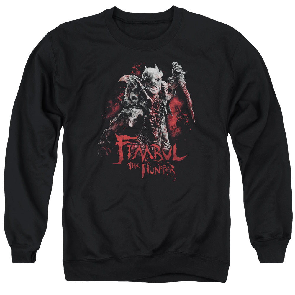 THE HOBBIT/FIMBUL THE HUNTER - ADULT CREWNECK SWEATSHIRT - BLACK