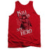 THE HOBBIT/KILI IS MY HERO - ADULT TANK - RED