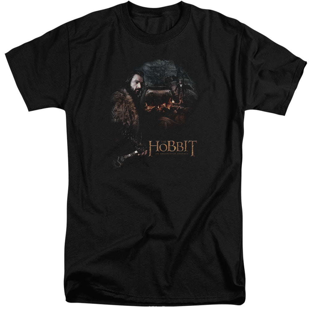 THE HOBBIT/CAULDRON - S/S ADULT TALL 18/1 - BLACK