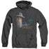 THE HOBBIT/THE DOOR - ADULT HEATHER HOODIE - BLACK