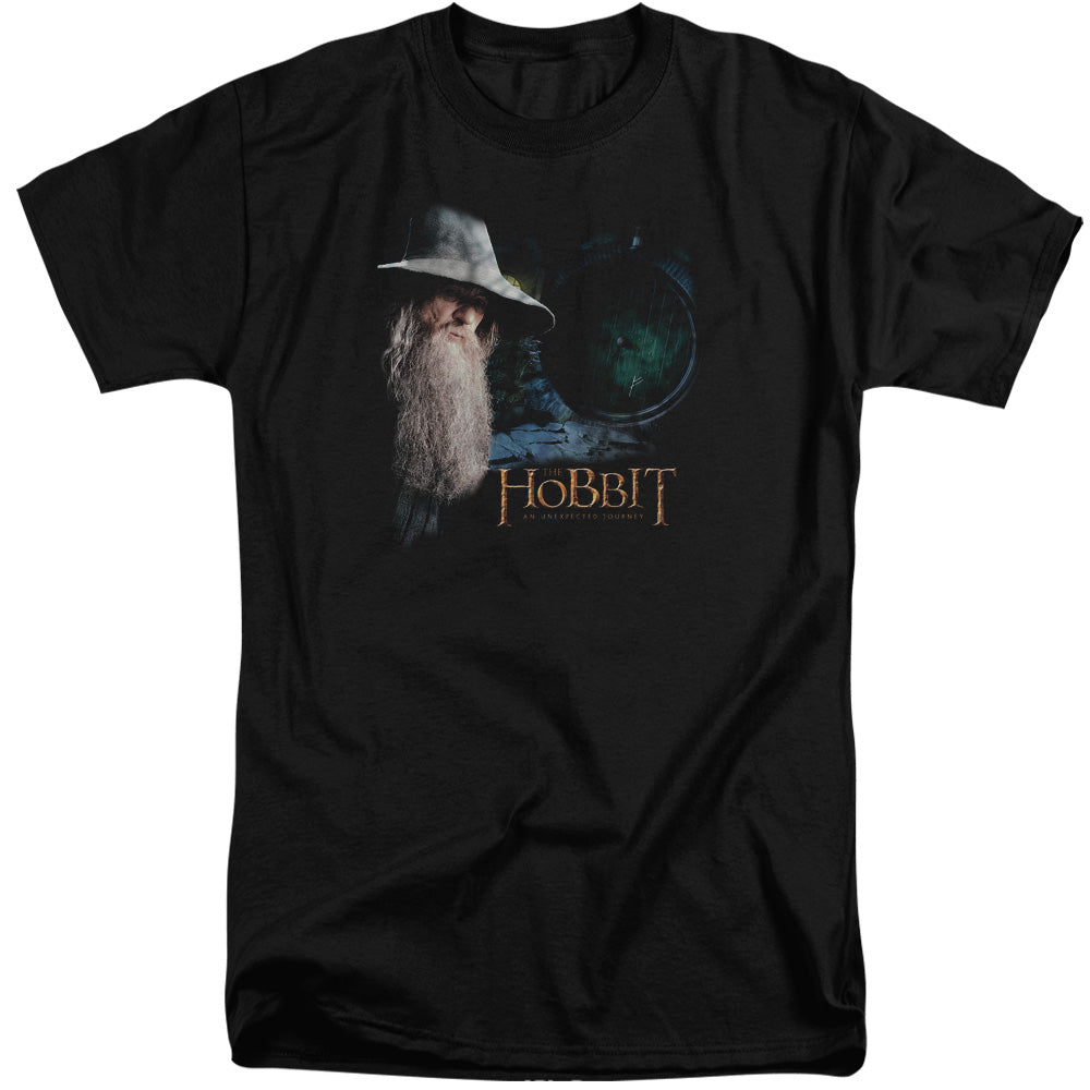 THE HOBBIT/THE DOOR - S/S ADULT TALL 18/1 - BLACK