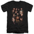 THE HOBBIT/DWARVES POSTER - S/S ADULT V-NECK 30/1 - BLACK
