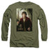 THE HOBBIT/BILBO POSTER - L/S ADULT 18/1 - MILITARY GREEN
