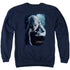 THE HOBBIT/GOLLUM POSTER - ADULT CREWNECK SWEATSHIRT - NAVY