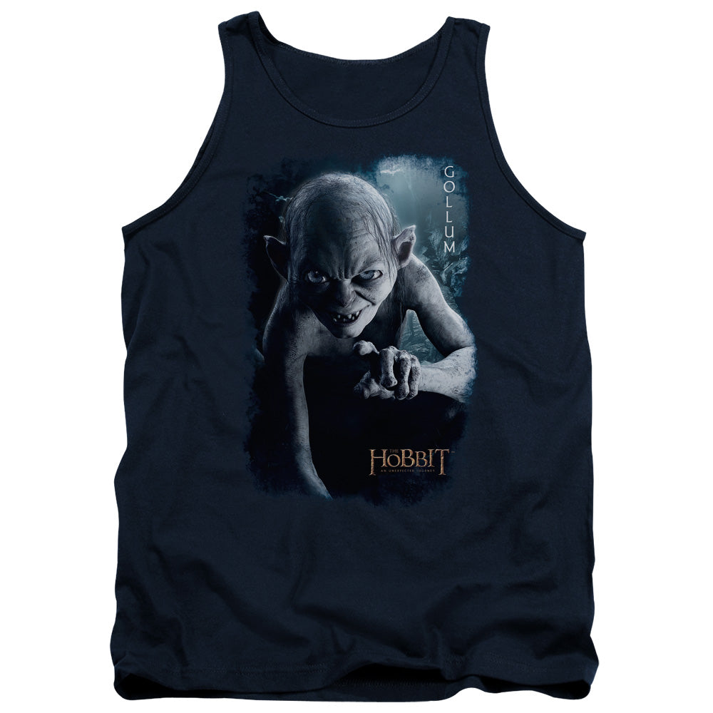THE HOBBIT/GOLLUM POSTER - ADULT TANK - NAVY