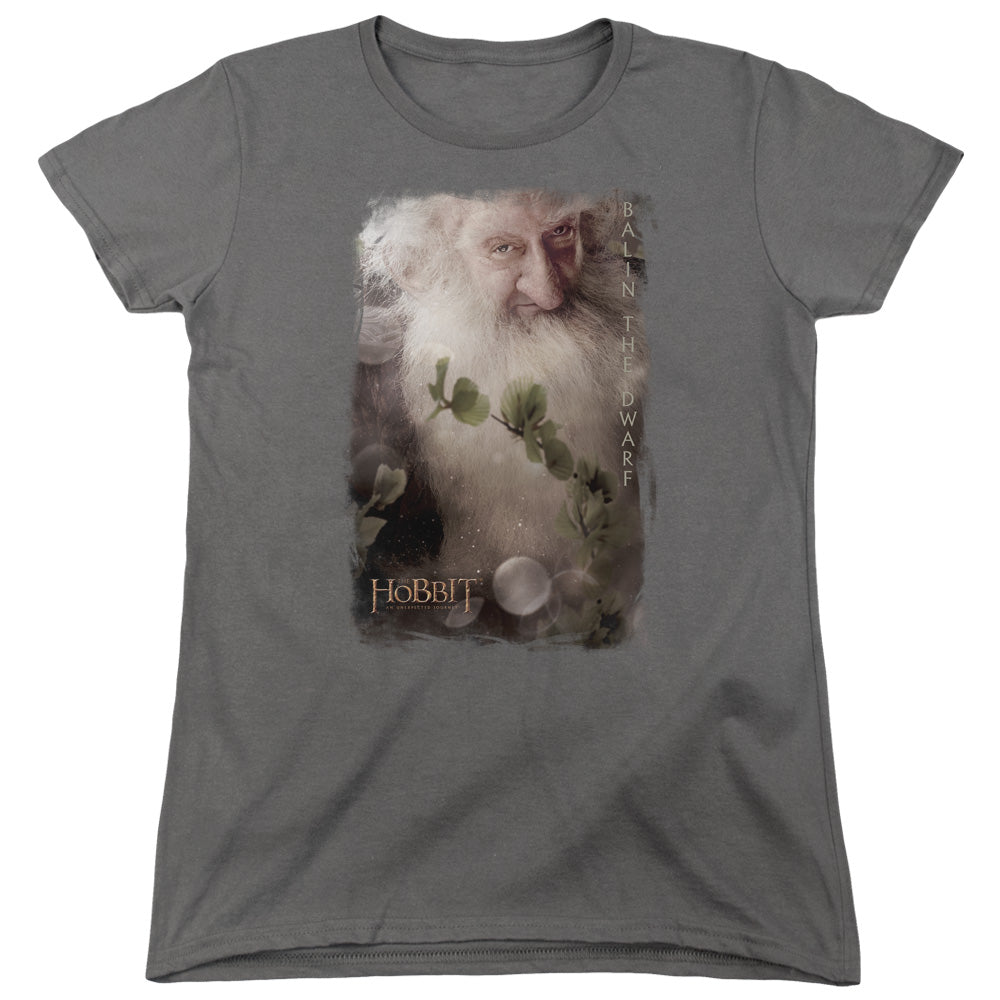 THE HOBBIT/BALIN - S/S WOMENS TEE - CHARCOAL